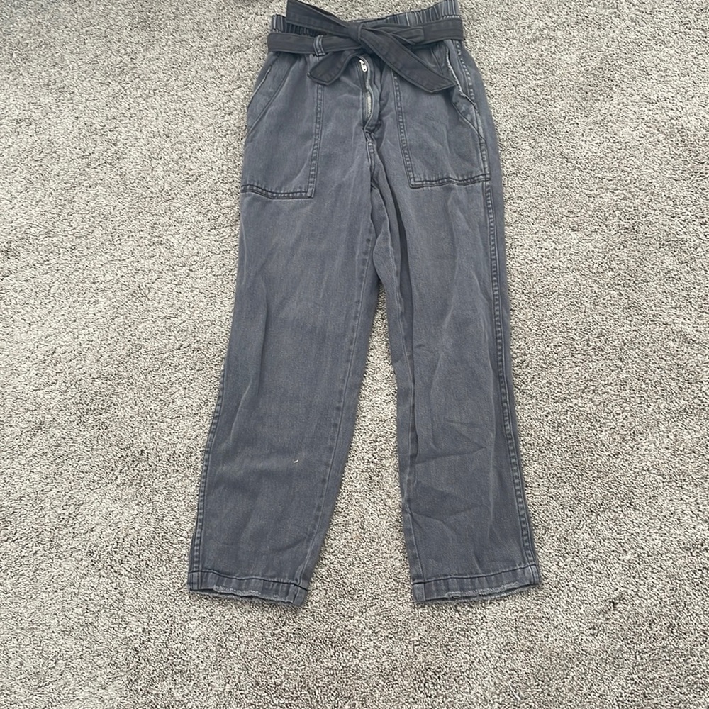 Downeast Grey/Black Tye Jeans